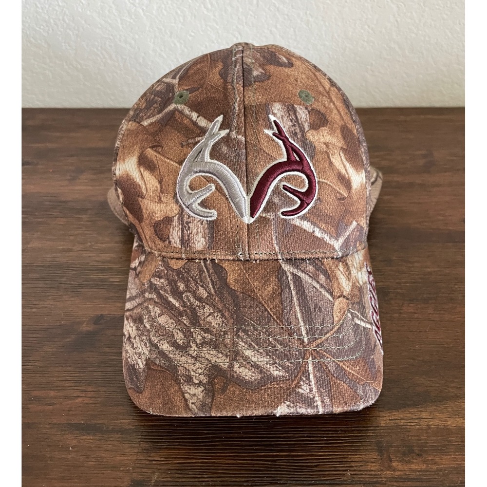 Realtree Texas A&M Aggies Camo Hat Top of the World NCAA Memory Fit Cap S/M